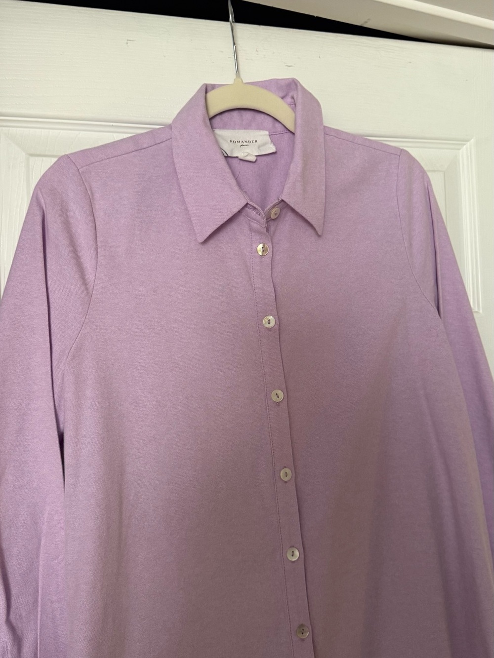 Tuckernuck Pomander Place Lavender Button-Down Dress - Picture 3 of 6